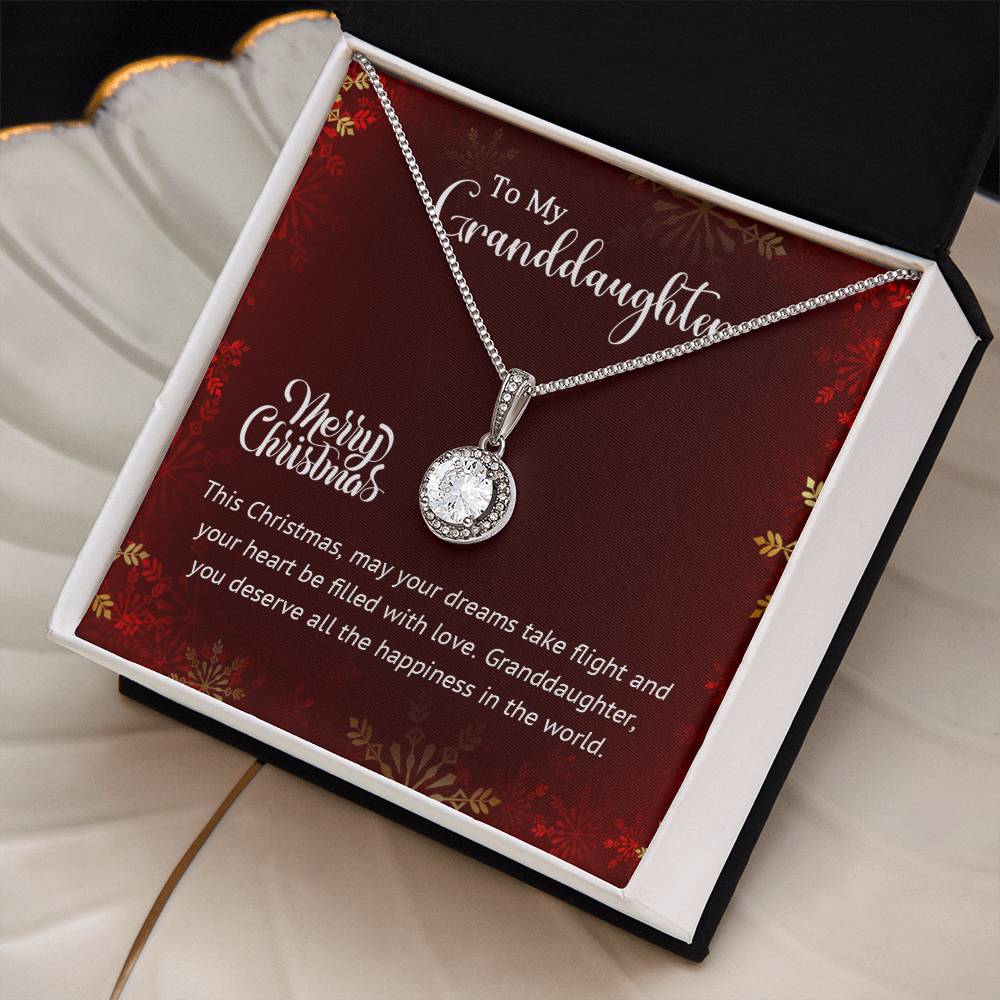 Granddaughter - Happiness in the World - Christmas Gift - Eternal Hope Necklace