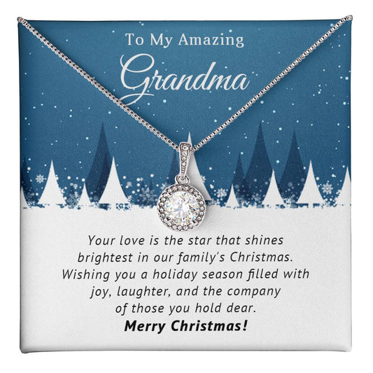 Grandma - Filled with Joy - Christmas Gift - Eternal Hope Necklace