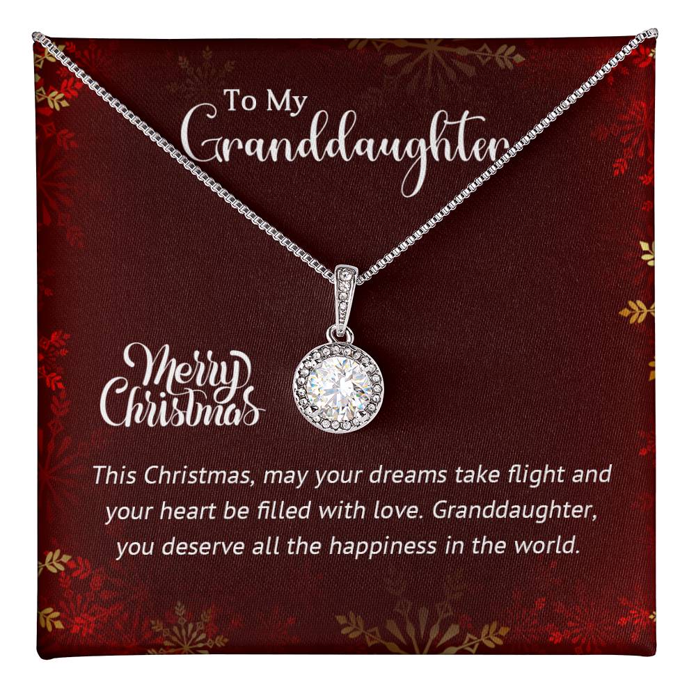 Granddaughter - Happiness in the World - Christmas Gift - Eternal Hope Necklace