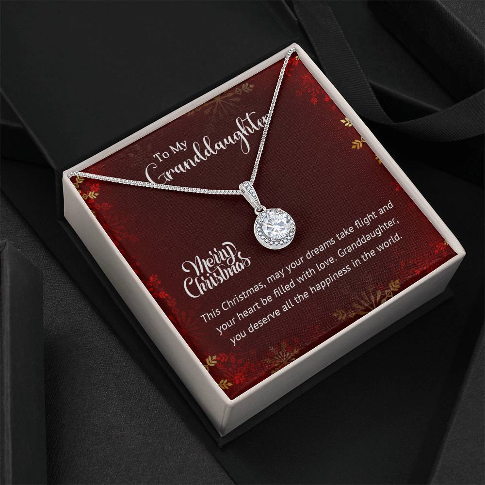 Granddaughter - Happiness in the World - Christmas Gift - Eternal Hope Necklace