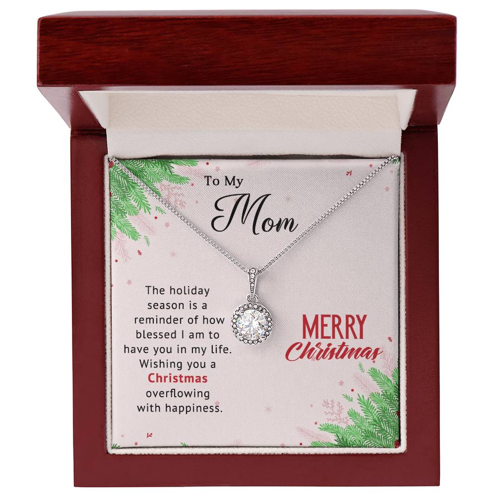 Mom - Blessed - Christmas Gift - Eternal Hope Necklace