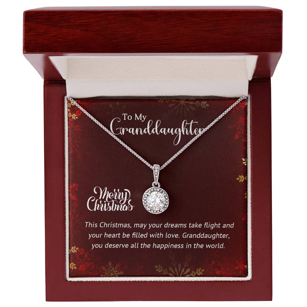 Granddaughter - Happiness in the World - Christmas Gift - Eternal Hope Necklace