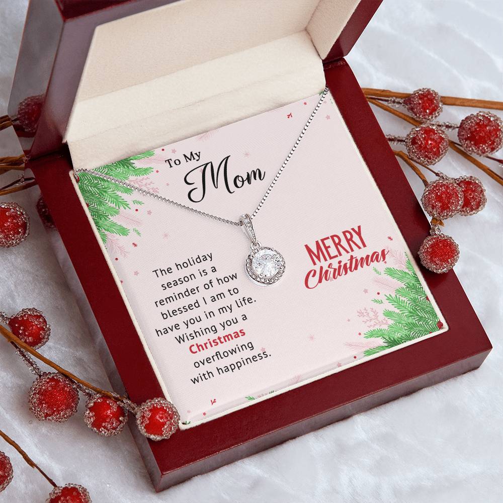 Mom - Blessed - Christmas Gift - Eternal Hope Necklace