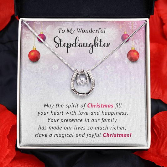 Stepdaughter - Joyful - Christmas Gift - Lucky In Love Necklace