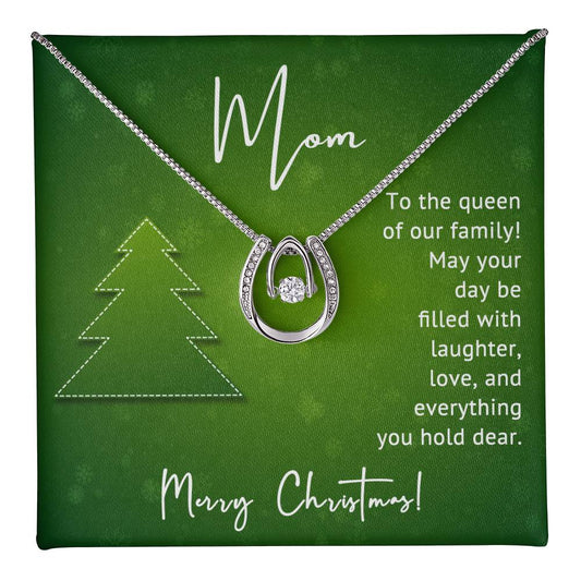 Mom - Queen - Christmas Gift - Lucky In Love Necklace