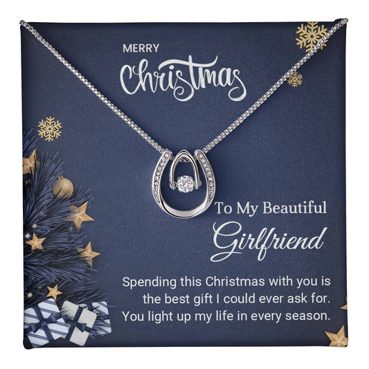 Girlfriend - Light up my life - Christmas Gift - Lucky In Love Necklace