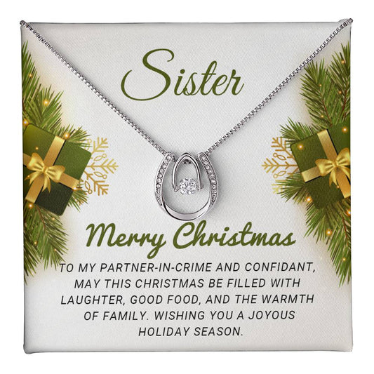 Sister - Joyous - Christmas Gift - Lucky In Love Necklace