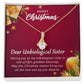 To My Unbiological Sister - Christmas Gift - Alluring Beauty Necklace