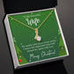 Wife - With you - Christmas Gift - Alluring Beauty Necklace