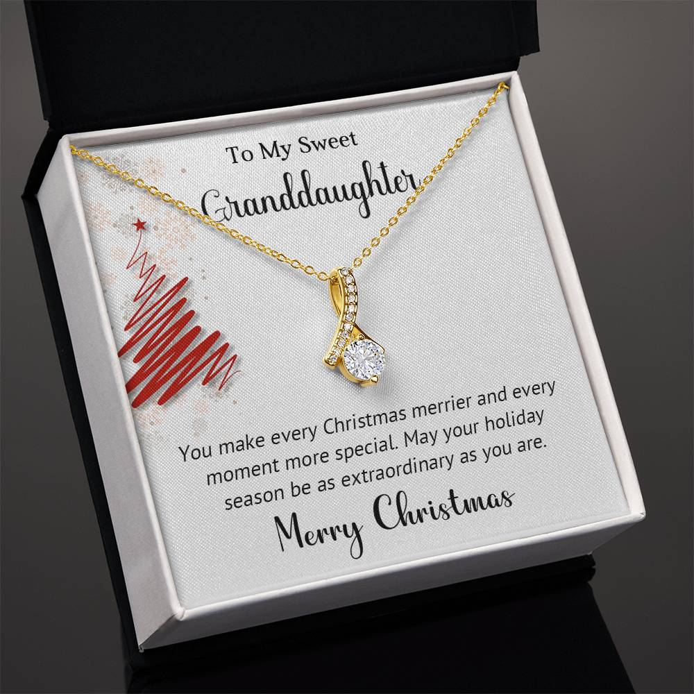 Granddaughter - Extraordinary - Christmas Gift - Alluring Beauty Necklace