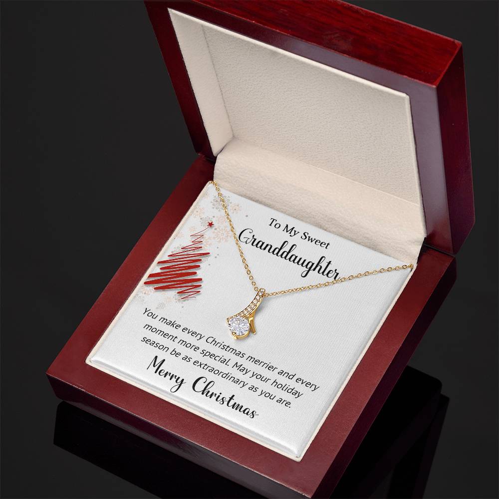 Granddaughter - Extraordinary - Christmas Gift - Alluring Beauty Necklace