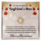 Boyfriend's Mom - Part of the Family - Christmas Gift - Love Knot Necklace