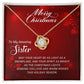 Sister - Amazing - Christmas Gift - Love Knot Necklace