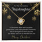 Stepdaughter - Thankful - Christmas gift - Love Knot Necklace