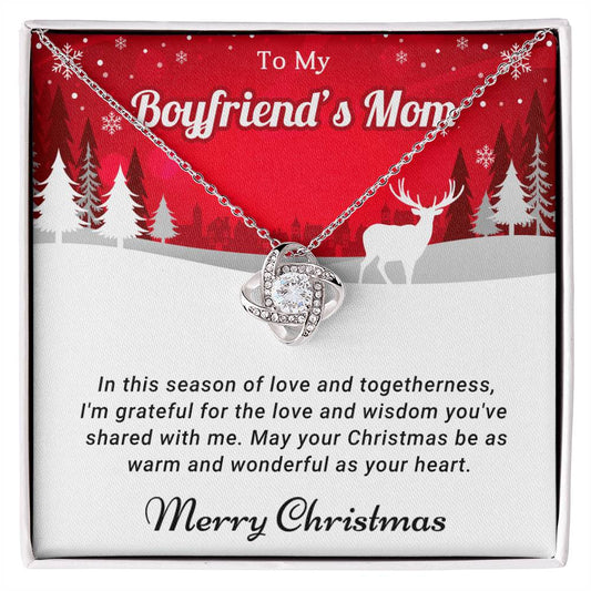 Boyfriend's Mom - Togetherness - Christmas Gift - Love Knot Necklace