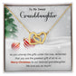 Granddaughter - Greatest - Christmas Gift - Interlocking Hearts Necklace