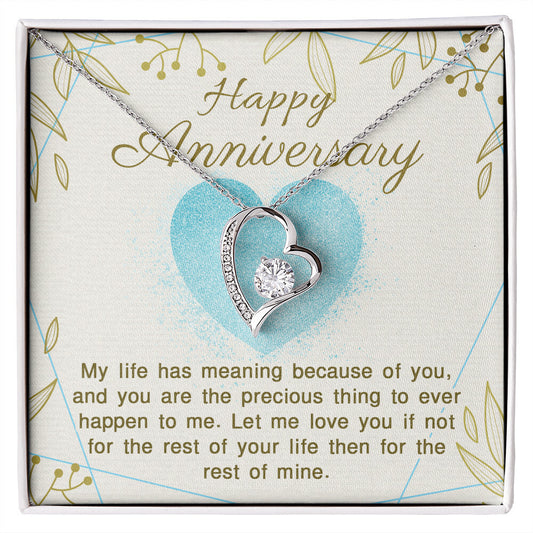 Happy Anniversary - Forever Love Necklace