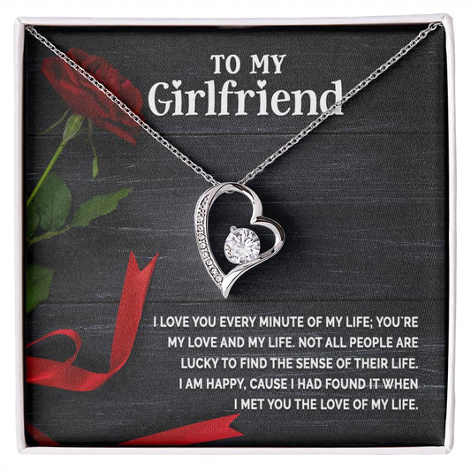 To My Girlfriend - Forever Love Necklace