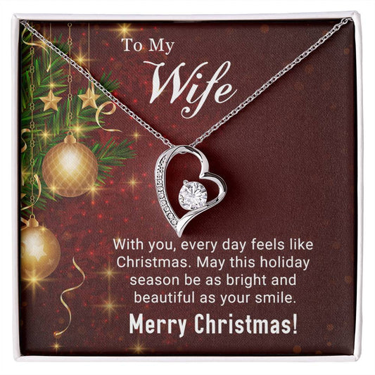 Wife - Every Day - Christmas Gift - Forever Love Necklace