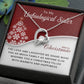 To My Unbiological Sister - Christmas Gift - Forever Love Necklace