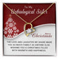 To My Unbiological Sister - Christmas Gift - Forever Love Necklace