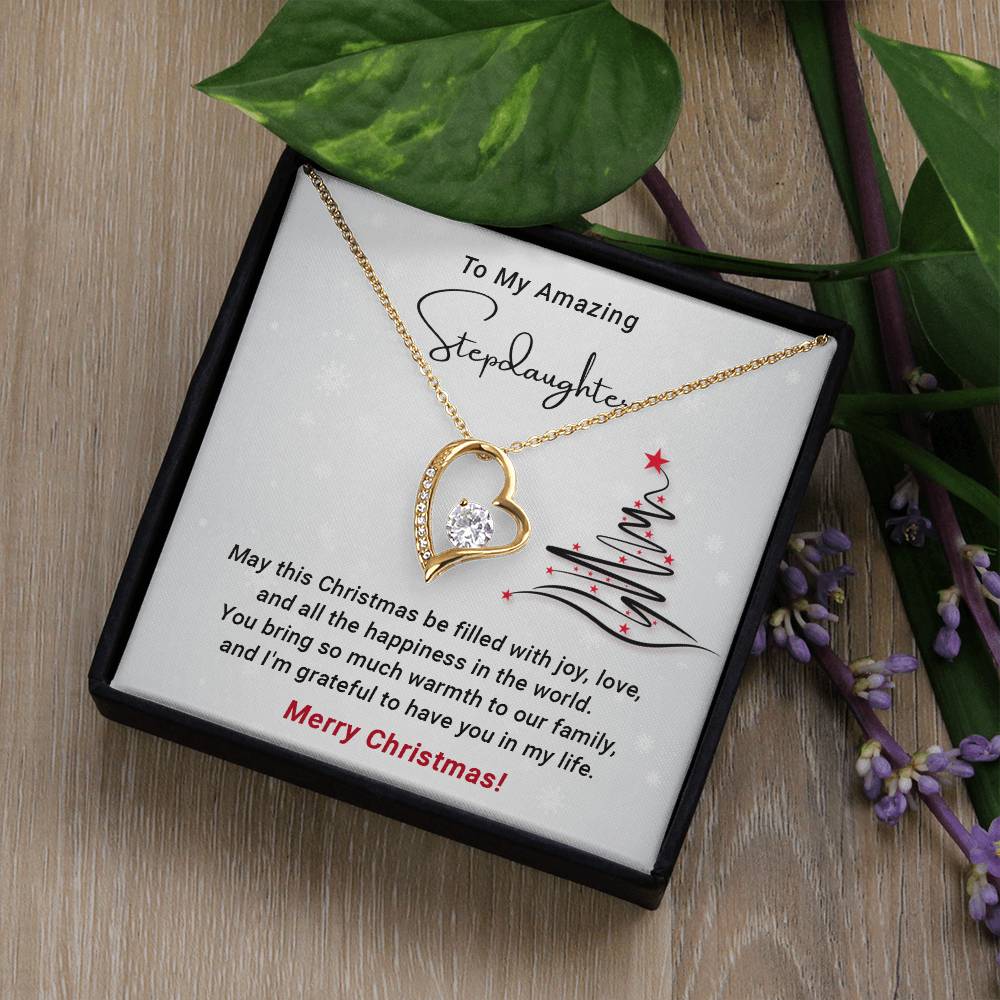 Stepdaughter - Filled with Love - Christmas gift - Forever Love Necklace